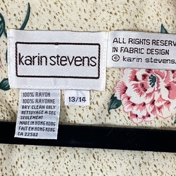 Karin Stevens Ivory Floral Maxi Dress - Picture 7 of 12